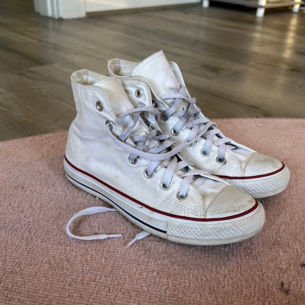 White High Top Converse